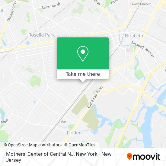 Mapa de Mothers' Center of Central NJ