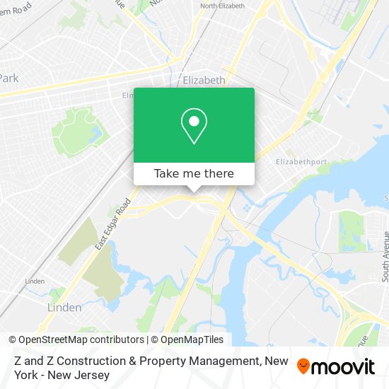 Mapa de Z and Z Construction & Property Management