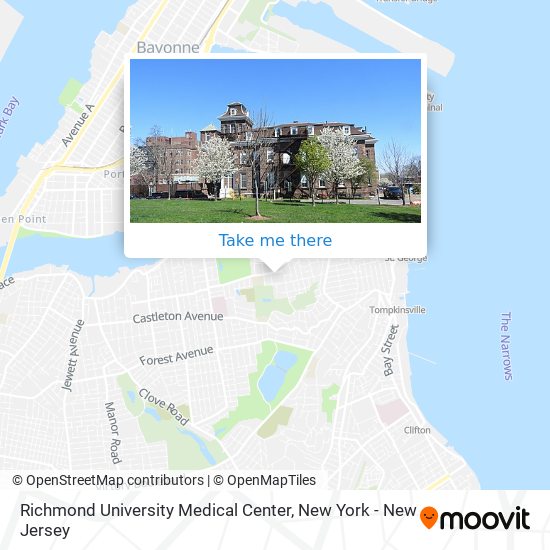 Richmond University Medical Center map