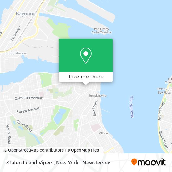 Staten Island Vipers map