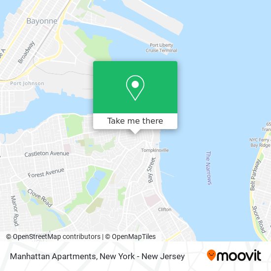 Manhattan Apartments map