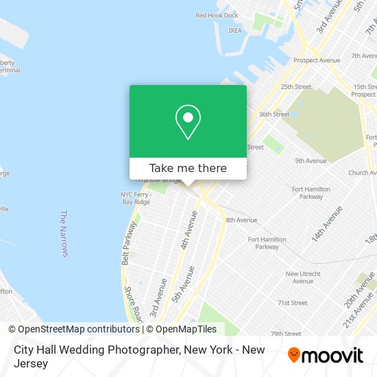 City Hall Wedding Photographer map