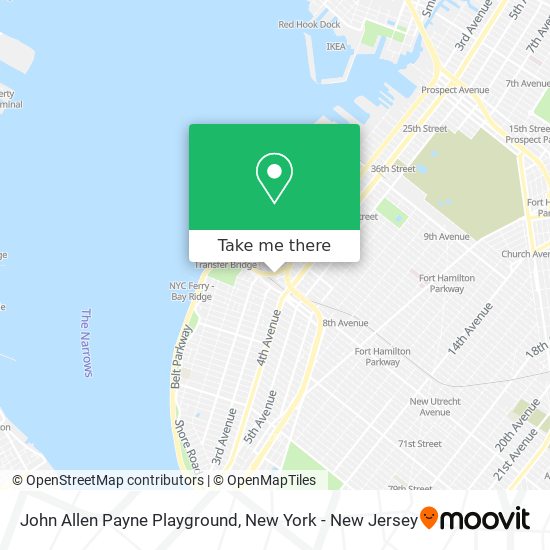 John Allen Payne Playground map