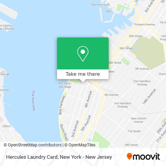 Hercules Laundry Card map