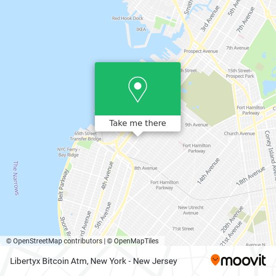 Mapa de Libertyx Bitcoin Atm