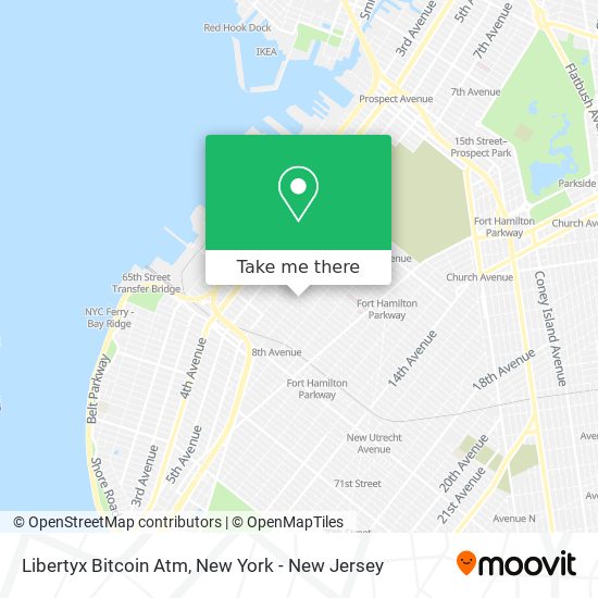 Mapa de Libertyx Bitcoin Atm