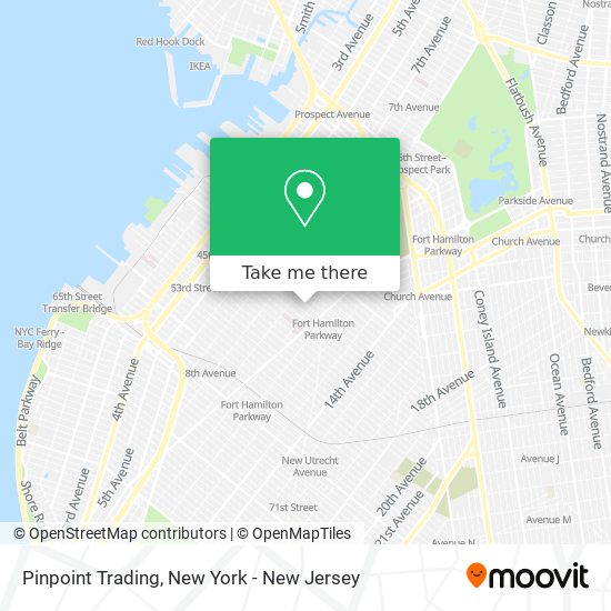Pinpoint Trading map