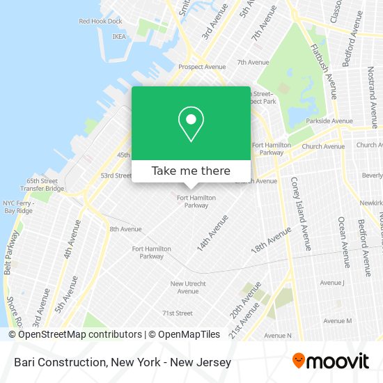 Bari Construction map