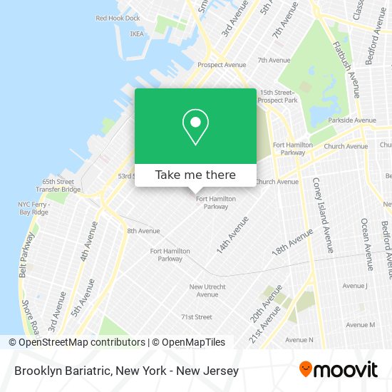 Mapa de Brooklyn Bariatric