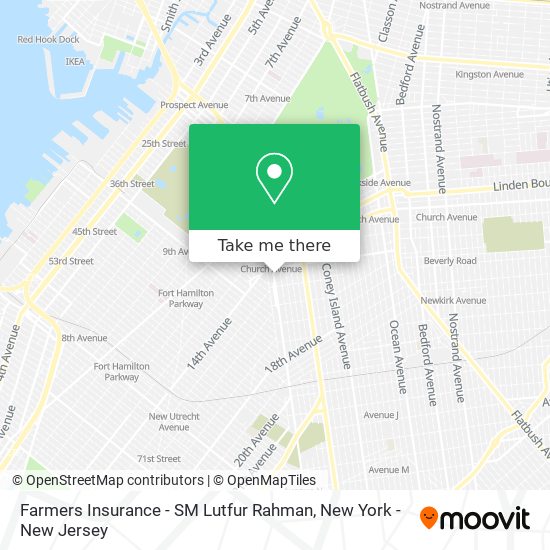 Mapa de Farmers Insurance - SM Lutfur Rahman