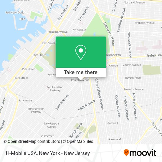 H-Mobile USA map