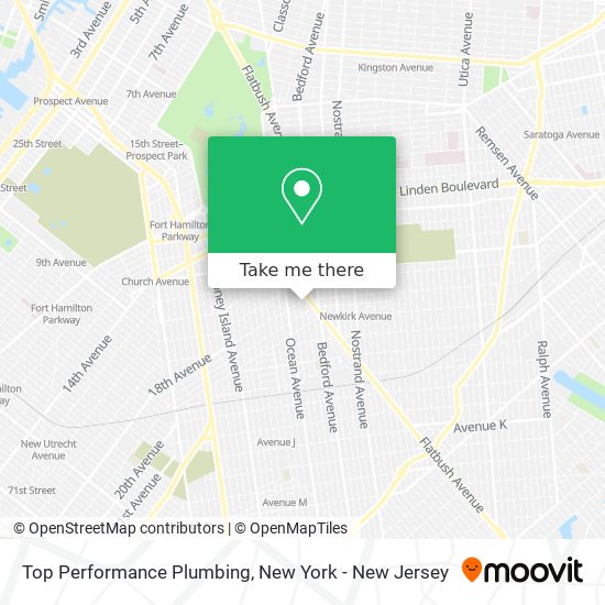 Top Performance Plumbing map