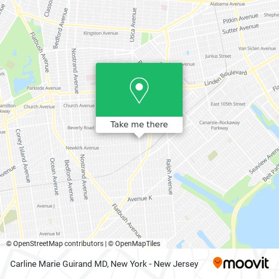 Carline Marie Guirand MD map