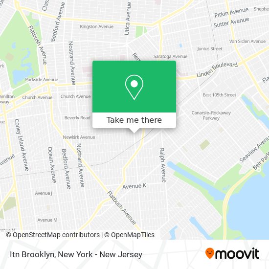 Mapa de Itn Brooklyn