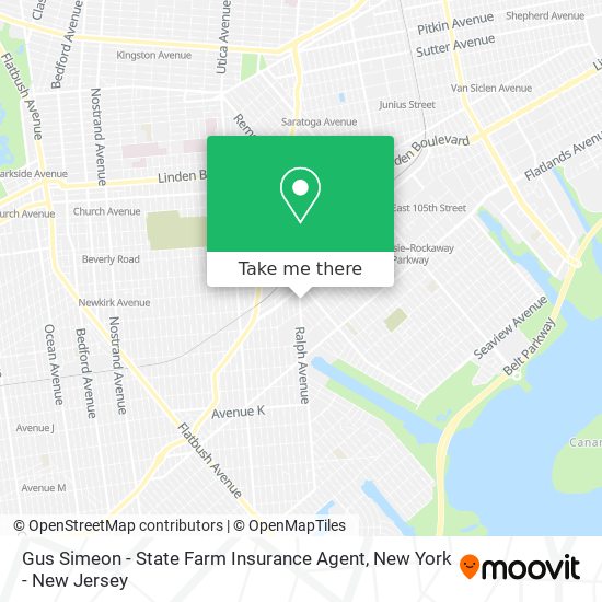 Mapa de Gus Simeon - State Farm Insurance Agent
