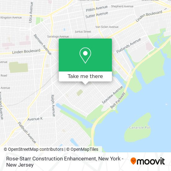 Mapa de Rose-Starr Construction Enhancement