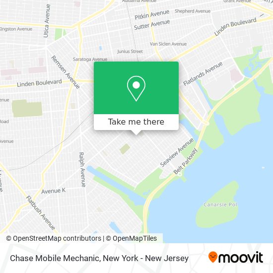 Chase Mobile Mechanic map