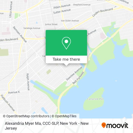 Mapa de Alexandria Myer Ma, CCC-SLP