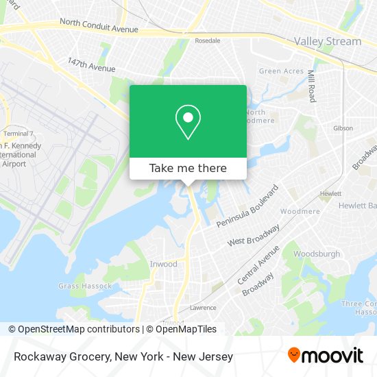 Mapa de Rockaway Grocery