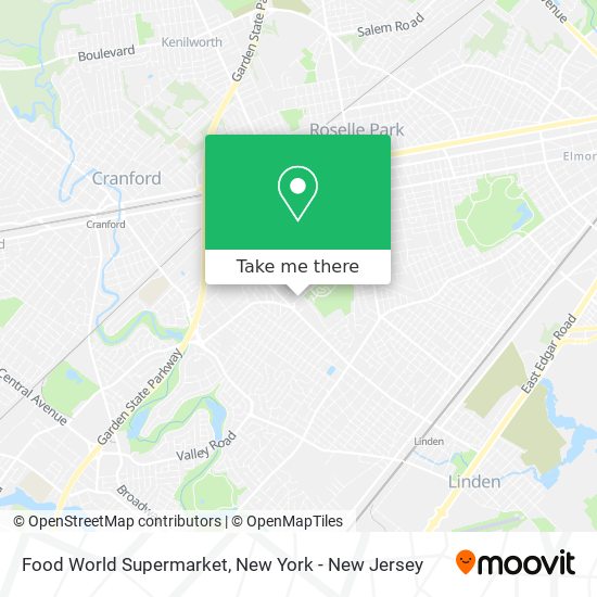 Mapa de Food World Supermarket