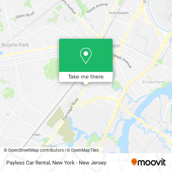 Mapa de Payless Car Rental