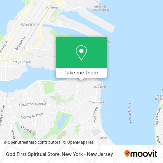 God First Spiritual Store map