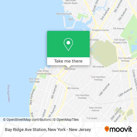 Mapa de Bay Ridge Ave Station