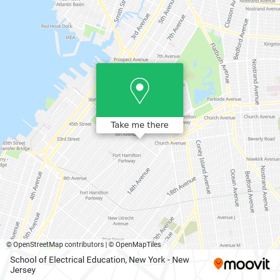 Mapa de School of Electrical Education