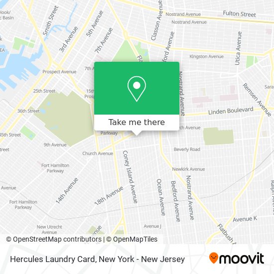 Mapa de Hercules Laundry Card