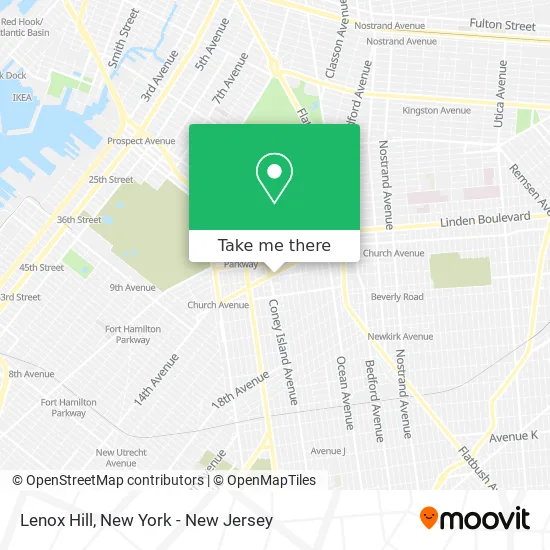 Lenox Hill map