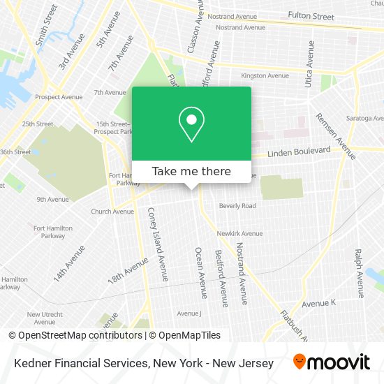 Mapa de Kedner Financial Services