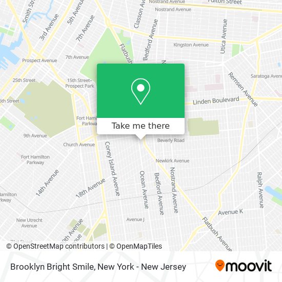 Brooklyn Bright Smile map