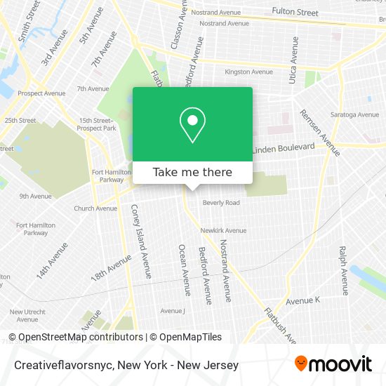 Mapa de Creativeflavorsnyc