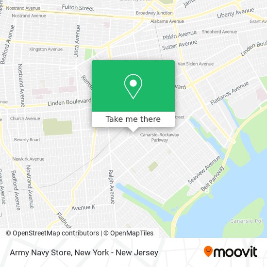 Mapa de Army Navy Store