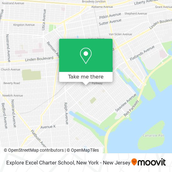 Mapa de Explore Excel Charter School