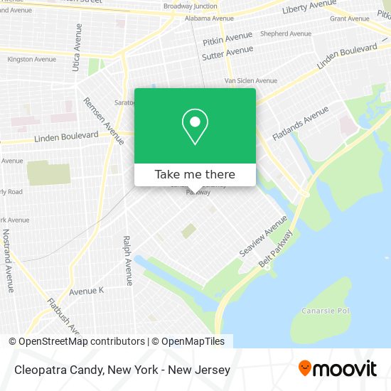 Cleopatra Candy map