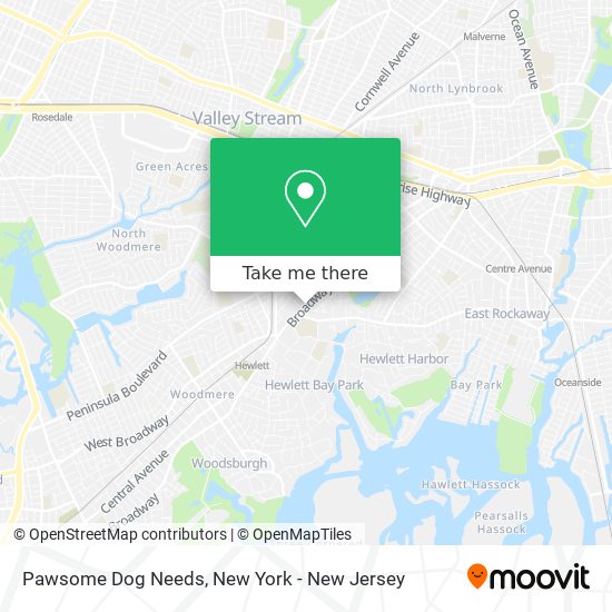 Pawsome Dog Needs map