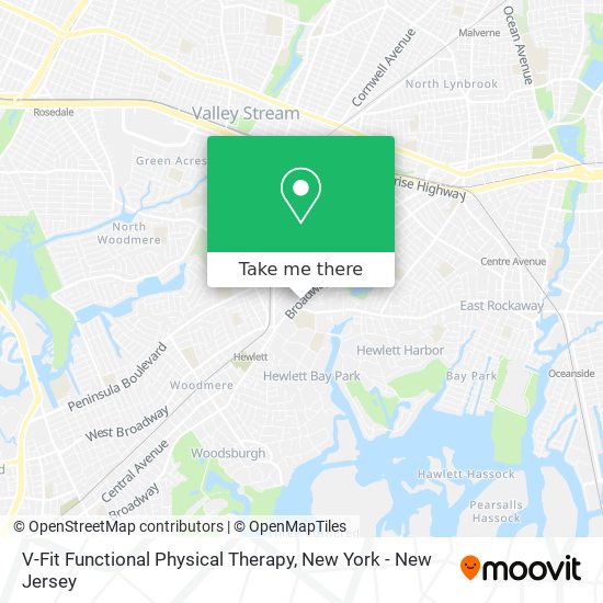 V-Fit Functional Physical Therapy map
