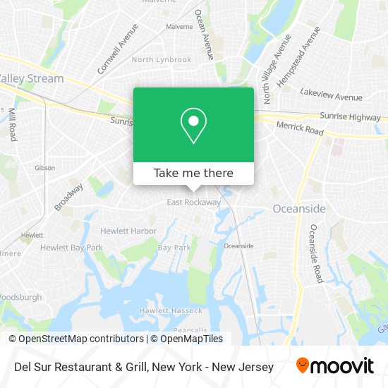Del Sur Restaurant & Grill map