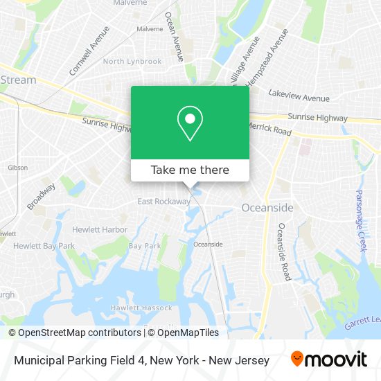 Municipal Parking Field 4 map