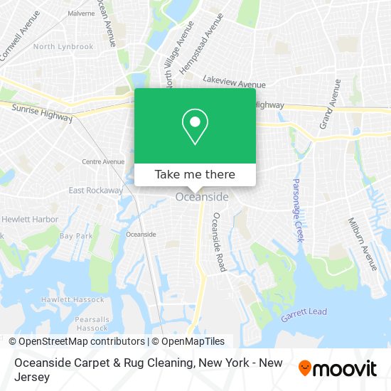 Mapa de Oceanside Carpet & Rug Cleaning