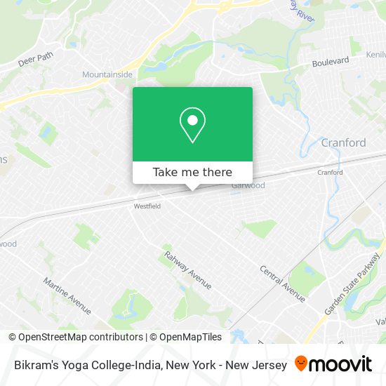 Mapa de Bikram's Yoga College-India