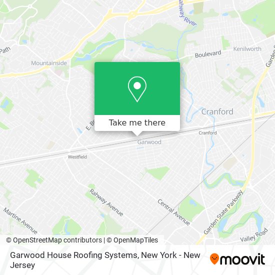 Mapa de Garwood House Roofing Systems