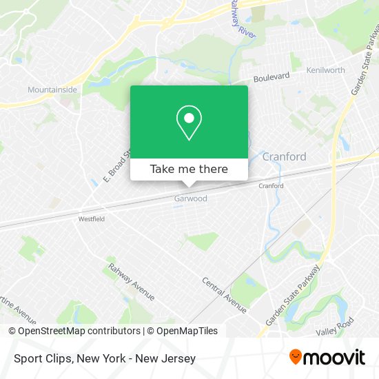 Sport Clips map