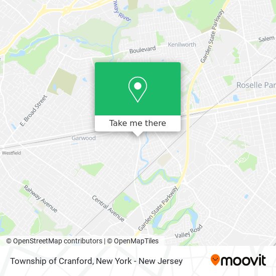 Township of Cranford map