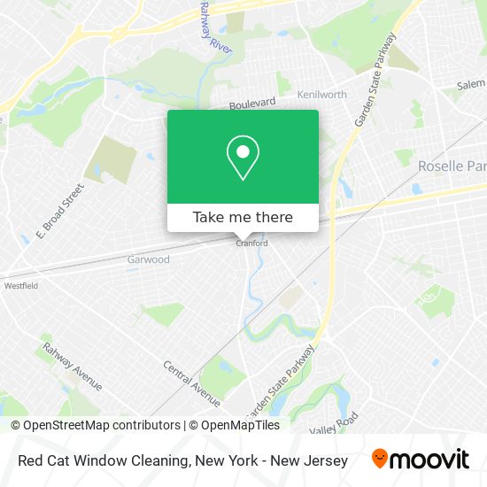 Red Cat Window Cleaning map