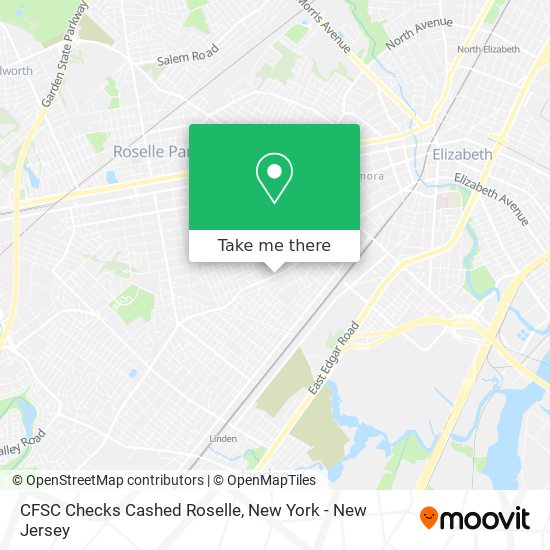 Mapa de CFSC Checks Cashed Roselle