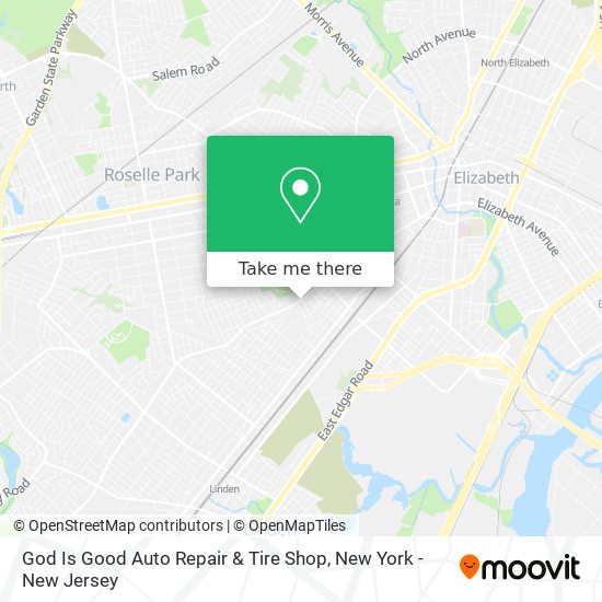 God Is Good Auto Repair & Tire Shop map