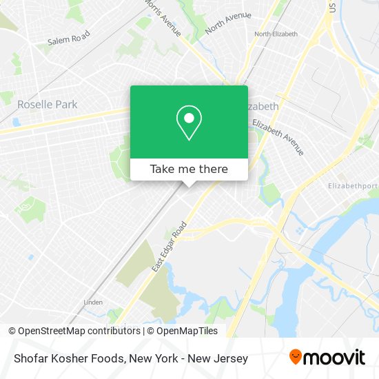 Shofar Kosher Foods map