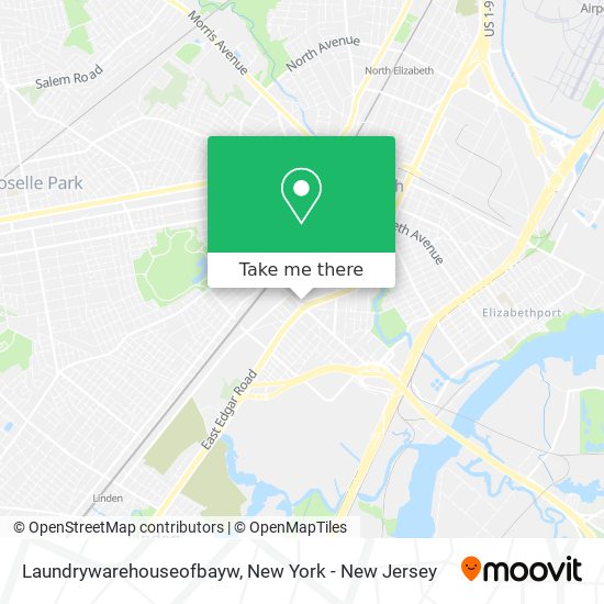 Laundrywarehouseofbayw map